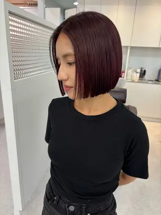 ショート masa/ボブ特化/ ぷつっとボブのヘアスタイル