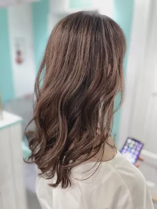 ロング 原 千景のヘアスタイル