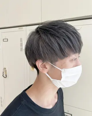 メンズ ☀️ハイトーンボブ ☀️石川 海斗のヘアスタイル