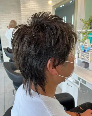 ショート パーマ メンズ 🥇メンズ特化 伊東輝のヘアスタイル