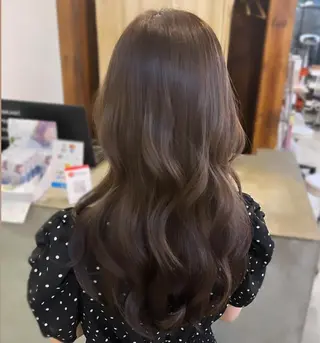 ロング hazuki🐈⬛ 透明感カラーのヘアスタイル