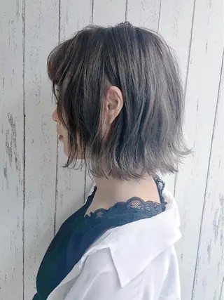ショート カラー 【ニュアンスカラー・ 髪質改善】スズキカナのヘアスタイル