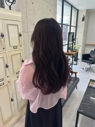 ロング カラー ヘアセット🎀透明感 カラーHiROEのヘアスタイル