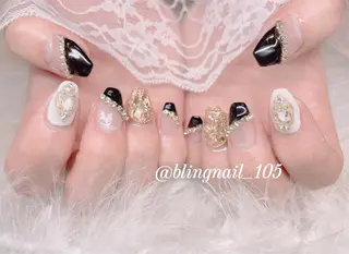 ネイル 23時まで❤︎韓国、 ワンホンネイルのネイルデザイン