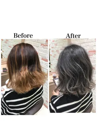 ミディアム 新宿 木下拓哉のヘアスタイル