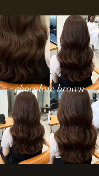 ロング カラー 銀座/透明感カラー /縮毛矯正/うーのヘアスタイル