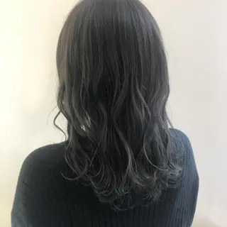 ミディアム 透明感・艶カラー/ 坂田友梨奈のヘアスタイル