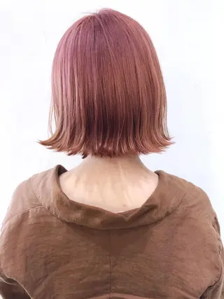 ショート カラー パーマ ヘアアレンジ ITbyALBUM 中野店のヘアスタイル