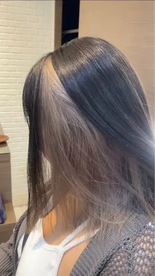 ミディアム カラー 🎀ブリーチ/メンズ ひより🎀のヘアスタイル