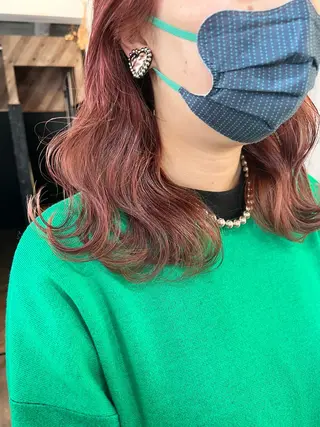 ミディアム 初めてでも失敗しない 透明感カラー　Miiのヘアスタイル