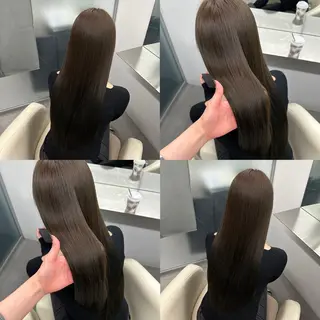 ロング カラー 江坂トレンド韓国風 髪質改善shinoのヘアスタイル