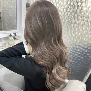 ロング カラー スズナ♡ 透明感カラー✩.*˚のヘアスタイル