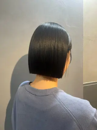 ショート 神戸ボブ✂️ ioe三宮/田 伸佳のヘアスタイル