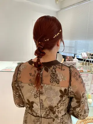 セミロング ヘアアレンジ loely 💞miyuのヘアスタイル