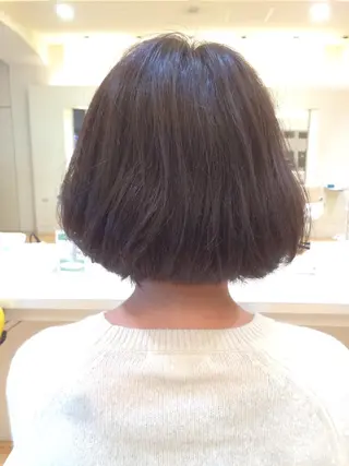 ショート カラー パーマ タジマ ヤスヒサのヘアスタイル