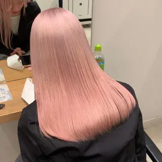 ミディアム カラー れい🫧 ハイトーン特化のヘアスタイル