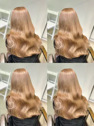 ロング カラー 🌻名古屋🌻 🫧ハイトーン🫧のヘアスタイル