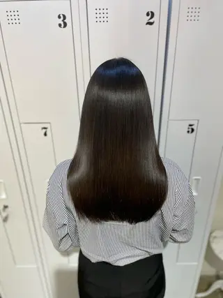 セミロング 複雑履歴に対応ブリー チ無しダブルカラーのヘアスタイル