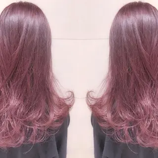 セミロング カラー BOX mico.のヘアスタイル