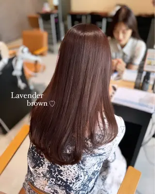 ロング 川口 永遠のヘアスタイル