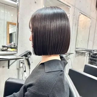 ショート カラー パーマ ヘアアレンジ ショートボブ髪質改善 縮毛矯正のプロ山道潤のヘアスタイル