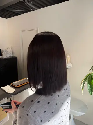 セミロング 井手上 陽菜のヘアスタイル