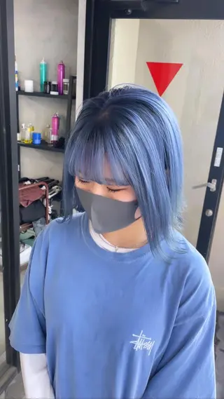 ショート カラー 🌈艶ハイトーン🌈 心を込めます🤝涼介のヘアスタイル