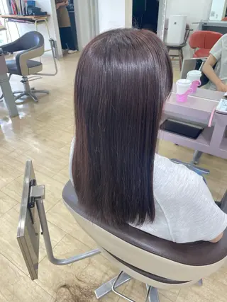 ロング カラー 髪質改善/暖色カラー 海野黎茉のヘアスタイル