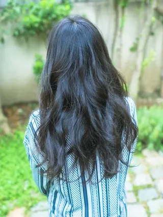 ロング 福島 浩司のヘアスタイル