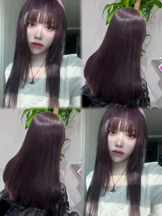 ロング カラー 🎀透明感× 赤み消し🎀正源のヘアスタイル
