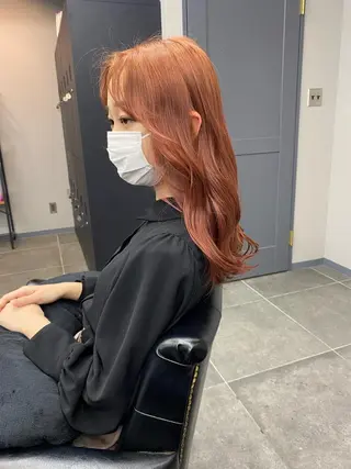 ロング maco 艶感ハイトーン🦋のヘアスタイル