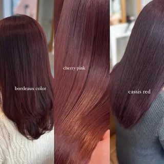 カラー yui🥀/ボブ /ブリーチなしカラーのヘアスタイル
