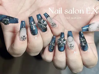 ネイル E.N🦋 長さ出し/持ち込みのネイルデザイン