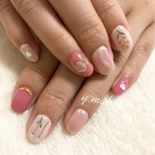 ネイル パラジェル有/ 長さだし/mahoのネイルデザイン