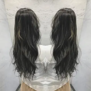 ロング カラー 重政 和樹のヘアスタイル