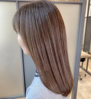 ミディアム カラー 【透明感、艶髪】西村 有司のヘアスタイル