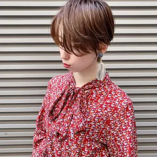 ショート ショート特化美容師 大阪京橋　大本　渉のヘアスタイル