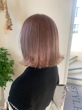 ミディアム カラー 羽エクステ🩷 🤍まき🤍のマツエク・マツパデザイン