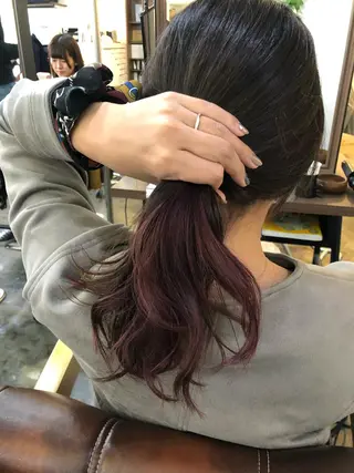 ロング カラー 【艶髪×韓国風】 毛流れ職人 RYOのヘアスタイル