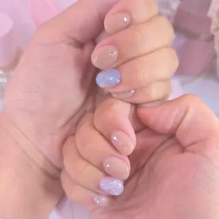 ネイル an 🍒🤍🫧のネイルデザイン