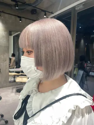 ショート カラー iLi🫧kim ryongna🦋のヘアスタイル