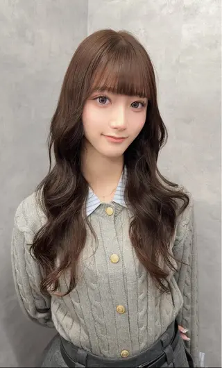 セミロング NUMBER 天王寺YUYAのヘアスタイル