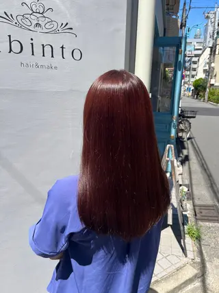 ロング ツヤカラー🫧Sae ネイルモデル募集中のヘアスタイル