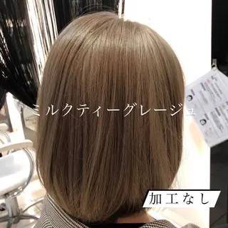 ミディアム カラー デザインカラー✨🦄 透明感カラー✨ヒカルのヘアスタイル