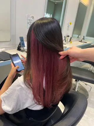 ロング カラー ブリーチカラー 🩵MIZUKIのヘアスタイル