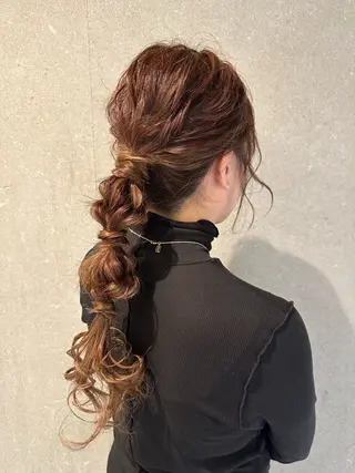 ロング ヘアアレンジ 暖色/ヘアアレンジ 🎀♡irohaのヘアスタイル