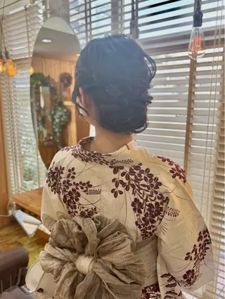 ロング ヘアアレンジ miku ヘアセット/着付けのヘアスタイル