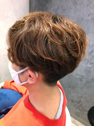 ショート メンズ Noyヨシモト ヒロトのヘアスタイル
