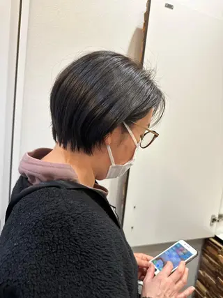 ショート 前田 加奈子のヘアスタイル