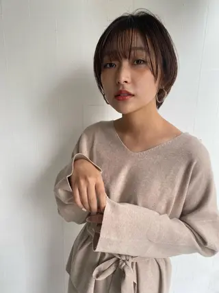 ショート 🍃透明感スタイル yu-ka🍃のヘアスタイル
